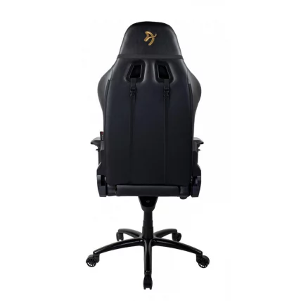 Геймерское кресло Arozzi Verona Signature Black PU Gold Logo_5