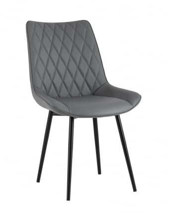 Стул Дарвин экокожа Серый_0