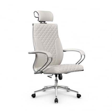 Кресло руководителя Metta L 2c 44C/K116 Infinity Easy Clean (MPES) Комплект 9 Белое_0