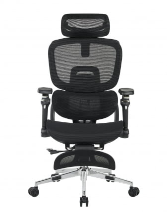 Кресло офисное ТопЧаирс Продигй с оттоманкой черный / TopChairs Prodigy_2