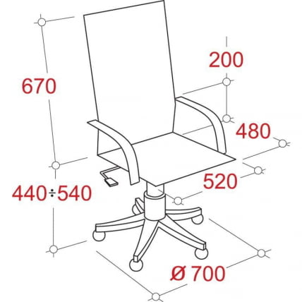 Кресло EChair-625 TJP 334352 Серое_2