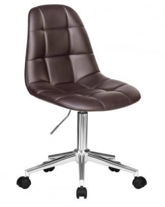 Офисное кресло для персонала DOBRIN MONTY (коричневый) 2 шт_2
