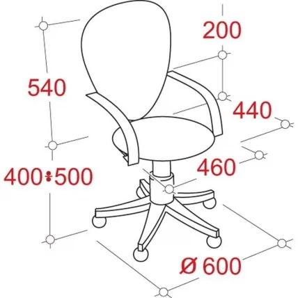 Кресло EChair-301 PJP 568337 Черное_1