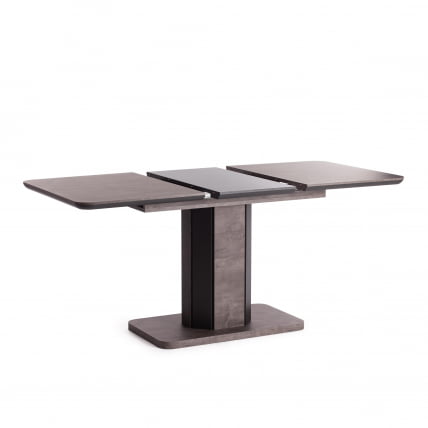 Стол обеденный SKAT ЛДСП/МДФ, 120-160х80х75 см, Оникс/Графит_6