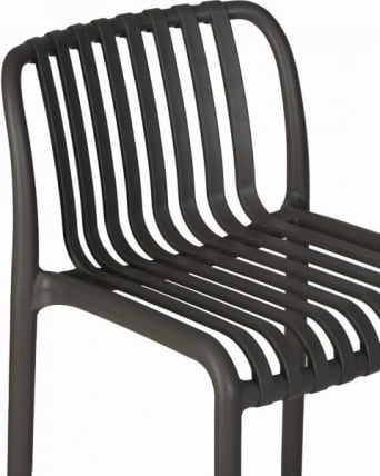 Стул полубарный DOBRIN CHLOE (темно-серый) 4 шт_8