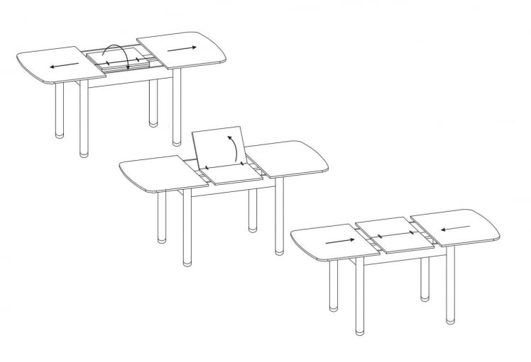 Кухонный стол СО-3м (Беленый дуб)_2