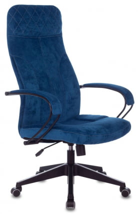 Кресло руководителя Бюрократ CH-608Fabric темно-синий Velvet 29_0