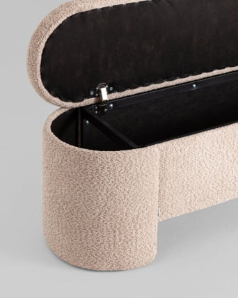 Банкетка Такс с местом для хранения букле капучино / Taks_3