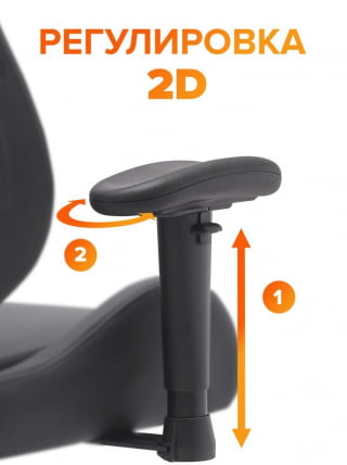 Кресло геймерское Еверпроф Сервал К Экокожа Черный / Everprof Serval Q_6