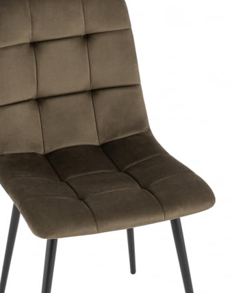 Стул Одди велюр коричневый 4 шт. комплект_7