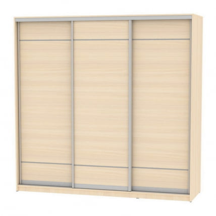 Шкаф-купе B-230х235х60-3(ДМ-D7D7D7)_0