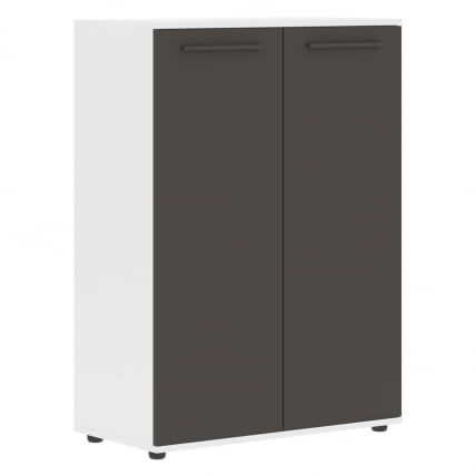 Шкаф с глухими средними дверьми EDIS EMCS 85.1 Мокко Мокко Белый_0