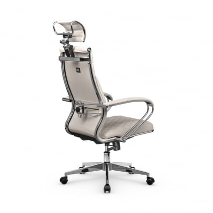 Кресло руководителя Metta L 2c 44C/K116 Infinity Easy Clean (MPES) Комплект 3 Светло-бежевое_3