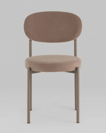 Стул Бриф SN велюр капучино каркас капучино муар_3