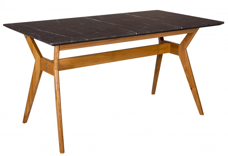 Стол Нарвик раскладной 140-180 БУК-Мрамор Графит_0