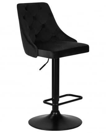 Стул барный DOBRIN JOSEPH BLACK (черный велюр (MJ9-101))_1