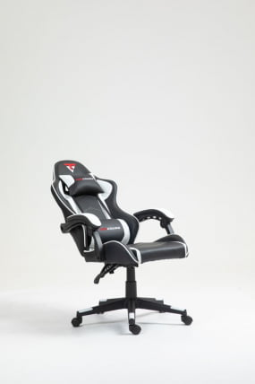 Кресло спортивное TopChairs Shadow черно-белый_8
