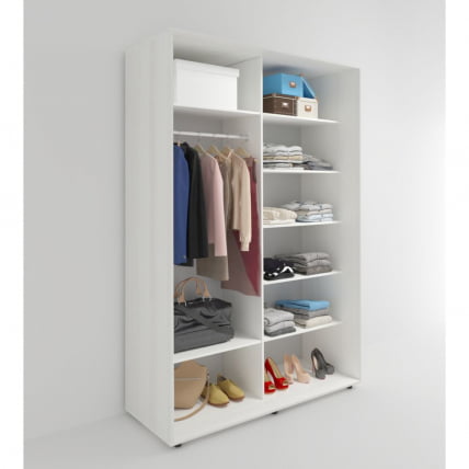 Шкаф-купе 2-х дверный Акцент-Лайт Д3 1000х600 Выбеленное дерево_1