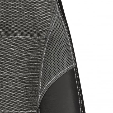 Кресло INTER (24) кож/зам/ткань, черный/серый, 36-6/207/TW-12/TW-11_8