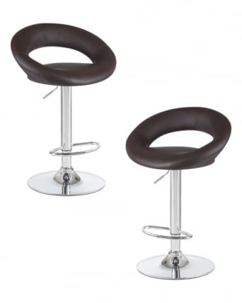 Стул барный DOBRIN MIRA (коричневый) 2 шт_0