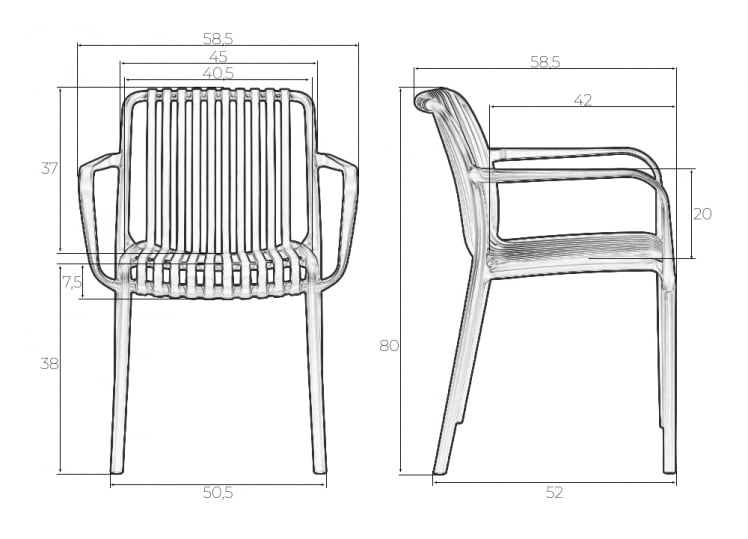 Стул обеденный ДОБРИН ВАЛТЕР АРМ (черный (Б-03)) / DOBRIN WALTER ARM (B-03))_7