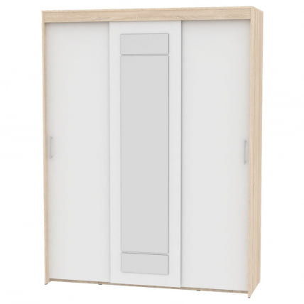 Шкаф-купе T-3-230х175х60-M(ДСС-Белый-6)_0