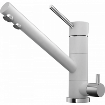 Смеситель Omoikiri Tonami-Wh Латунь/Гранит/Белый_0