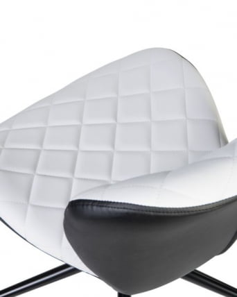 Офисное кресло для персонала DOBRIN RORY (бело-черный) 2 шт_7