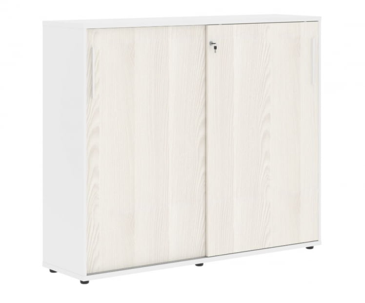 Шкаф с дверьми-купе EDIS EMC 1643 Ясень Траун Белый Белый_0