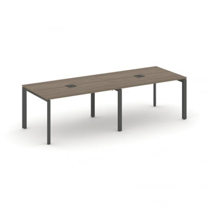 Стол переговорный Стайл Проджект СН-59П.СПРГ-011 Вяз Благородный/Металл Антрацит 1960*980*750 / SN-59P.SPRG-011_0
