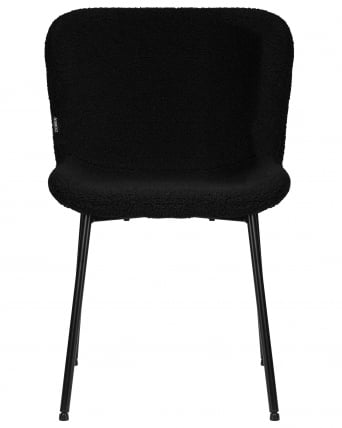 Стул обеденный DOBRIN MILO (черные ножки, черный букле (UF992-12))_5