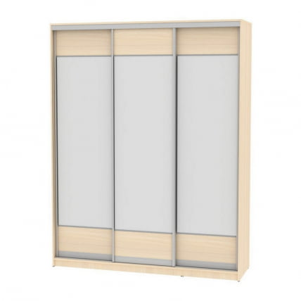 Шкаф-купе B-220х180х60-1(ДМ-D8D8D8)_0