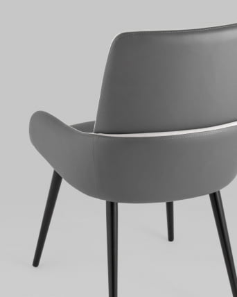 Стул Мюнхен экокожа Серый_4