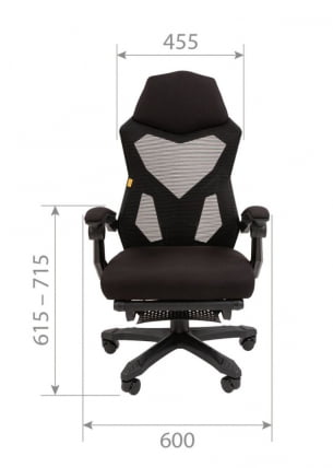 Геймерское кресло CHAIRMAN CH571 Черный_6