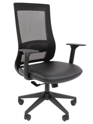 Офисное кресло CHAIRMAN 500 LT БП экокожа Черный_0