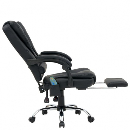 Кресло офисное CROMEX (КРОМЕКС) Lounge MS-007 экокожа черное_8