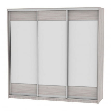 Шкаф-купе B-220х235х60-3(ЯШС-D8D8D8)_0