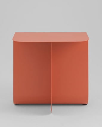 Журнальный столик Laure металл красный_5