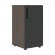 Шкаф-колонка с глухой малой дверью (правый) VELION VLCS 40.1 R Яшма черный Дуб Сильвер_2998961