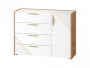 Тумба-комод Монако 903.23 Дуб Вотан / Белый шпон / Альпийский белый_938243