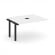 Стайл Проджект Проходной наб. элем. перег. стола SN-59P.NSPRG-032 Белый/Металл Черный 1180*1180*750 _3862794