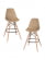 Стул барный DOBRIN DSW BAR (ножки светлый бук, цвет сиденья бежевый (GR-03)) 2 шт_3636929