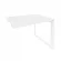 Стол-приставка на О-образном м/к к опорным элементам ONIX O.MO-SPR-1.8 Белый Бриллиант_242245