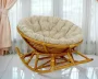 Кресло-качалка Папасан 23/01D коньяк_174075