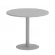 Стол журнальный круглый HOME OFFICE VR.SP-5-90.1 Серый/Серый металл_230229