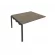 Проходной наборный элемент переговорного стола Metal System Б.ППРГ-3 Вяз/Антрацит_243770