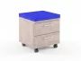 Тумба Мобильная XMC-2D (Дуб Сонома/Синий)_31387