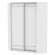 Шкаф-купе YA-198х1250-1(Белый-D1D1)_357337