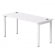 Стол прямой на металлокаркасе, опоры 45 гр Everprof EVO 254S004 Белый_2485166