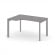 Стайл Проджект Стол рабочий эргономичный SN-59P.SPA-022(L) Серый Пепел/Металл Серый/Заглушка Пластик _3821249